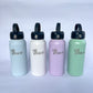 Stainless steel 1L water bottle available in 4 colours. Sky blue, White, Lilac, Mint.